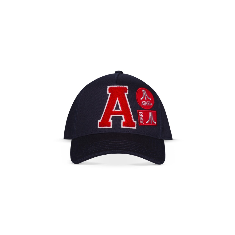 Atari - Varsity curved bill Adjustable cap - Dark blue